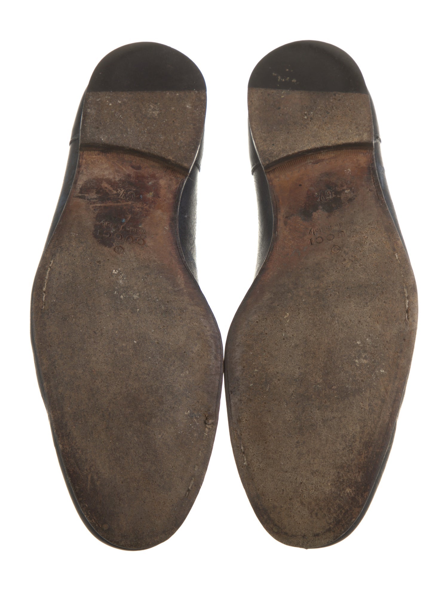 Gucci Horsebit Accent Leather Dress Loafers
